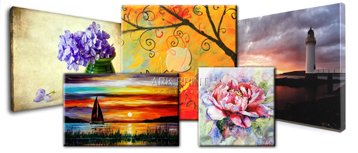 печать на холсте